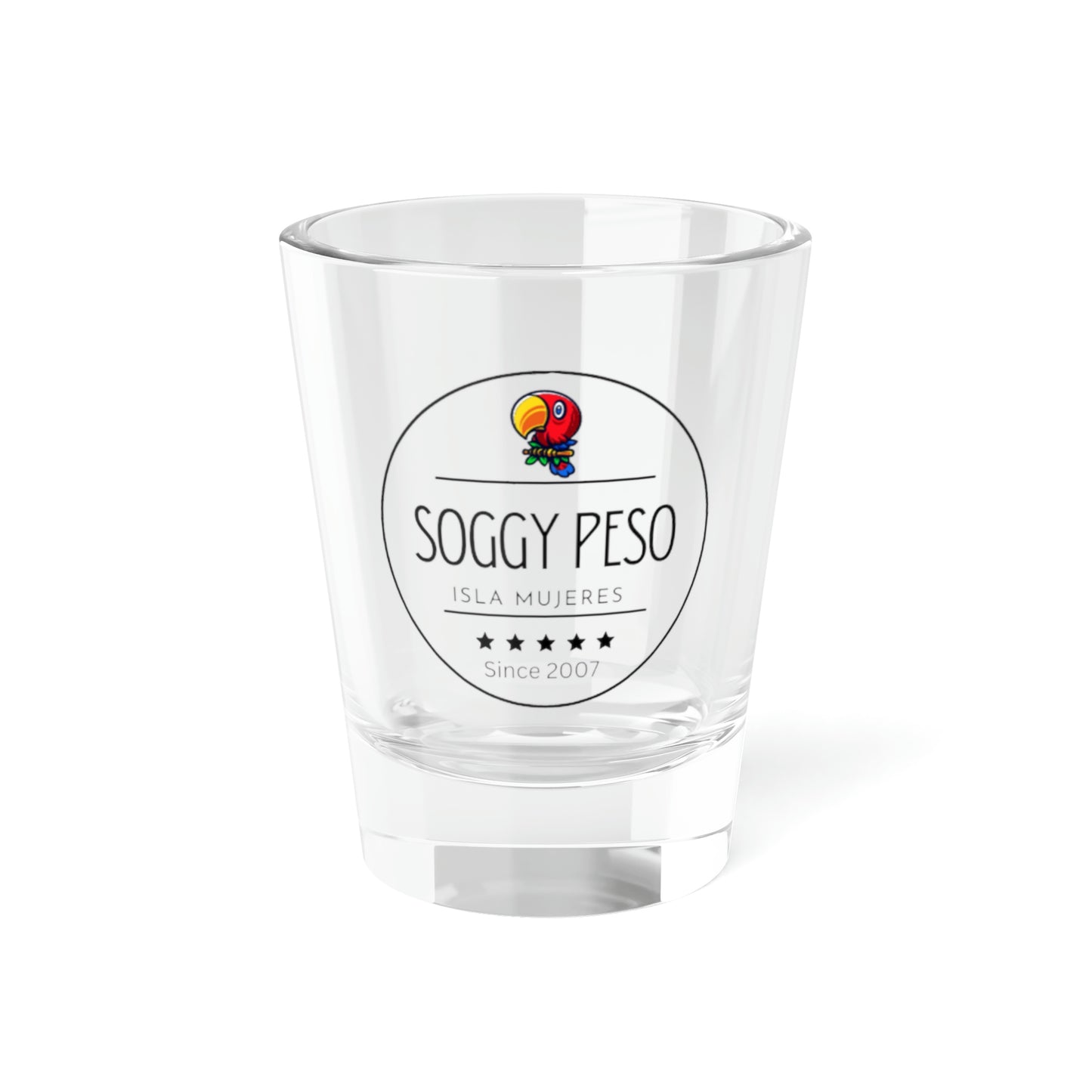 Soggy Peso Logo Shot Glass