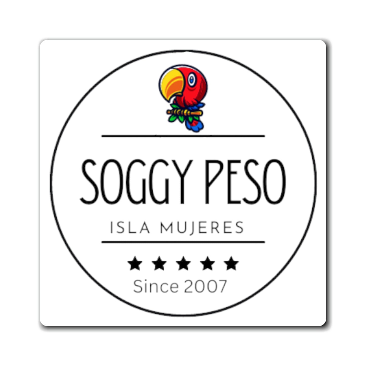 Soggy Peso Logo Magnet